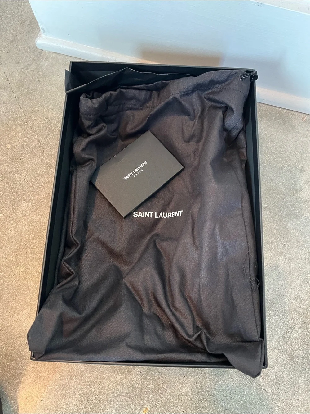 Saint Laurent Glossy Le Loafer Gold Detail Size 37